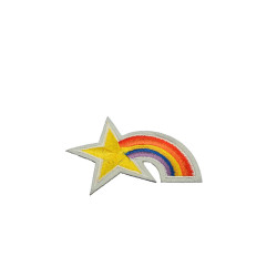 opstrijkbare regenboog ster opstrijkbare regenboog ster