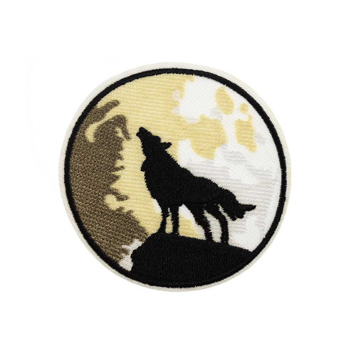 outdoor patch huilende wolf 