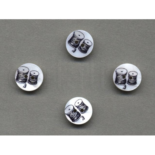 parelmoer knoop klosjes garen 1.5 cm