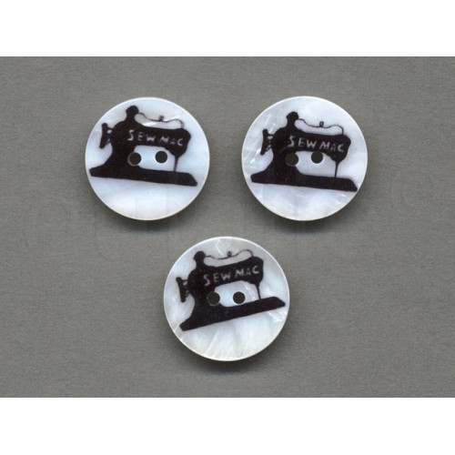 parelmoer knoop naaimachine 2.2 cm