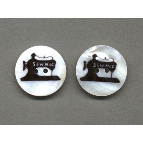 parelmoer knoop naaimachine 3 cm