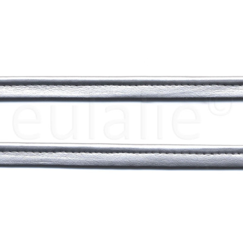 paspelband leer zilver