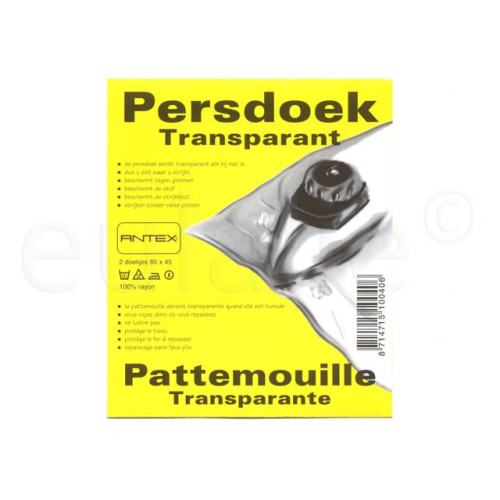 persdoek transparant