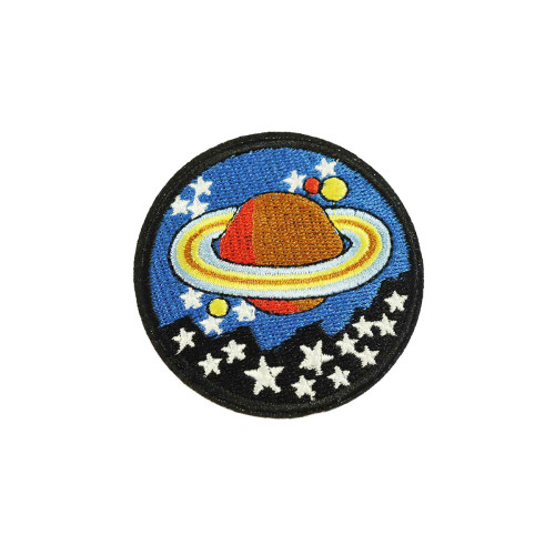 planeet met sterren applicatie