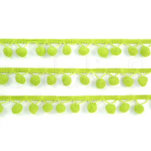 pom-pom band lime