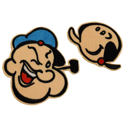 pop art strip figuren patch set