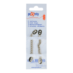 metalen ketting jaslussen 2 stuks metalen ketting jaslussen 2 stuks