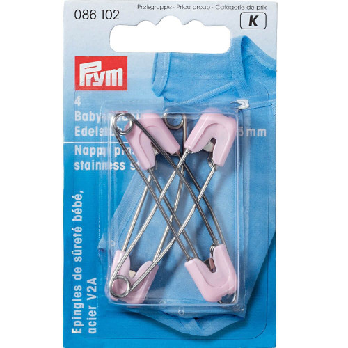 baby veiligheidsspelden Prym roze 