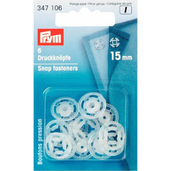 drukknopen kunststof transparant rond 15mm drukknopen kunststof transparant rond 15mm