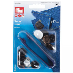 jeans knopen oud koper 17mm lauwerkrans