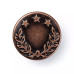 jeans knopen oud koper 17mm lauwerkrans - 1