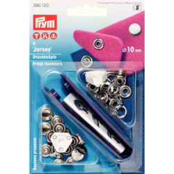 naaivrije drukknopen Jersey Prym 10mm zilver naaivrije drukknopen Jersey Prym 10mm zilver