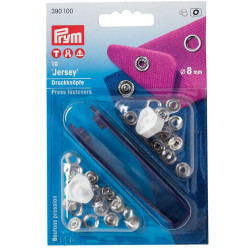 naaivrije drukknopen Jersey Prym 8mm zilver naaivrije drukknopen Jersey Prym 8mm zilver