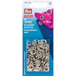 naaivrije drukknopen Jersey tandring 10mm zilver navulset naaivrije drukknopen Jersey tandring 10mm zilver navulset