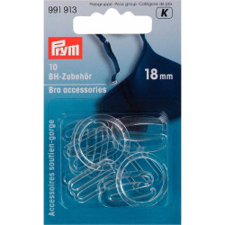 Prym bh accessoires set 18 mm transparant Prym bh accessoires set 18 mm transparant