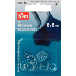 Prym bh accessoires set 6-8 mm transparant Prym bh accessoires set 6-8 mm transparant