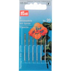 Prym borduurnaalden met punt nr. 20 Prym borduurnaalden met punt nr. 20
