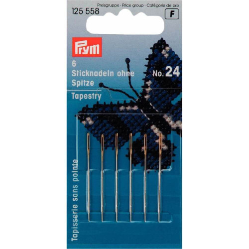 Prym borduurnaalden zonder punt nr. 24