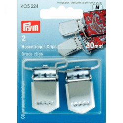 Prym bretelclips 30mm zilver 2 stuks