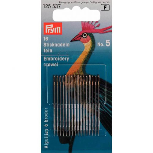 Prym crewel naalden 0.80x35mm 16 stuks
