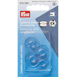 Prym naaimachine spoeltjes kunststof 21.2mm 4 stuks Prym naaimachine spoeltjes kunststof 21.2mm 4 stuks