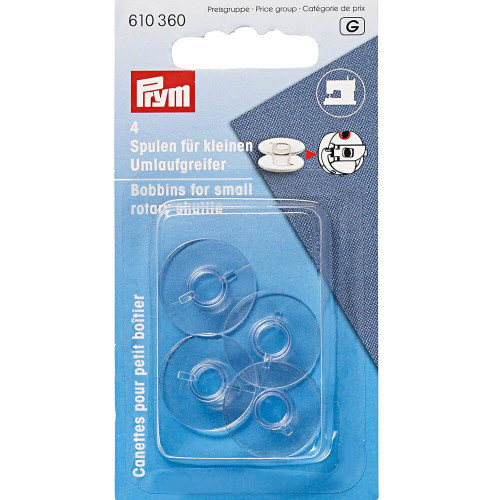 Prym naaimachine spoeltjes kunststof 21.2mm 4 stuks