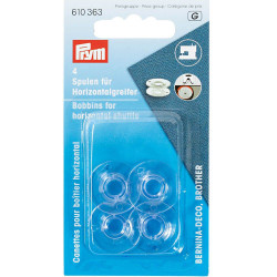 Prym naaimachine spoeltjes kunststof 21,2mm 4 stuks Prym naaimachine spoeltjes kunststof 21,2mm 4 stuks