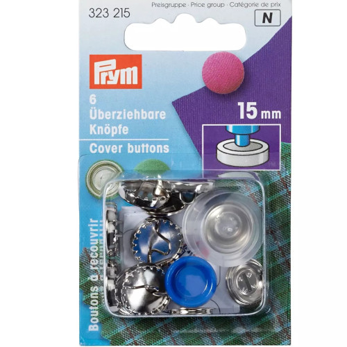 Prym stofknopen met matrijs 15mm