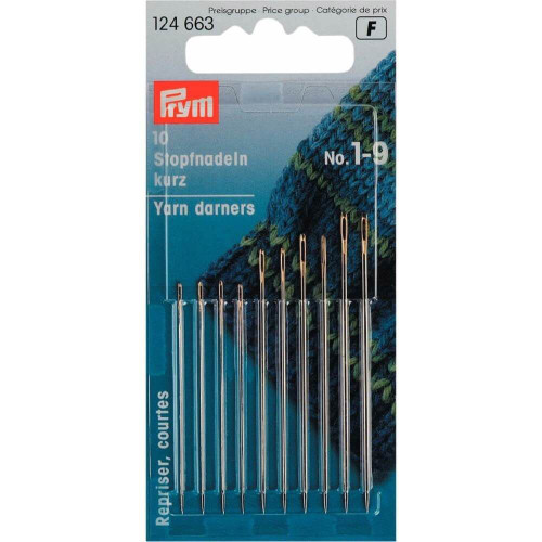 Prym stopnaalden kort staal assortiment nr. 1-9