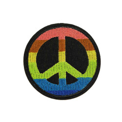 Rainbow peace patch Rainbow peace patch