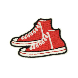 Red sneakers patch Red sneakers patch