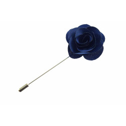 revers pin bloem corsage marine blauw revers pin bloem corsage marine blauw