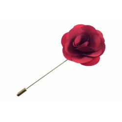 revers pin bloem corsage rood revers pin bloem corsage rood