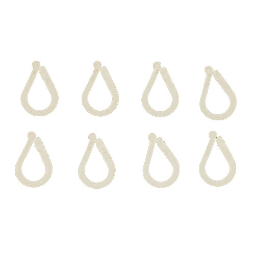 ringclips transparant 10 stuks