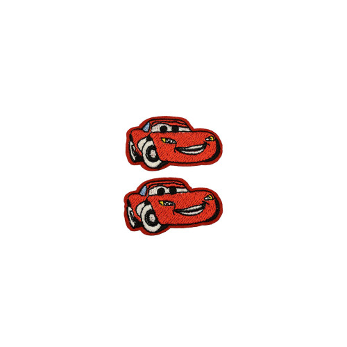 rode auto patch set 2 stuks