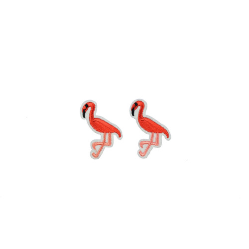 rode flamingo patch 2 stuks