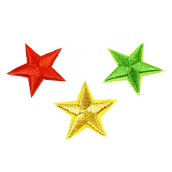 rood goud groen patch 3 cm 3 stuks rood goud groen patch 3 cm 3 stuks
