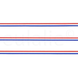 rood wit blauw lint 0,6 cm rood wit blauw lint 0,6 cm