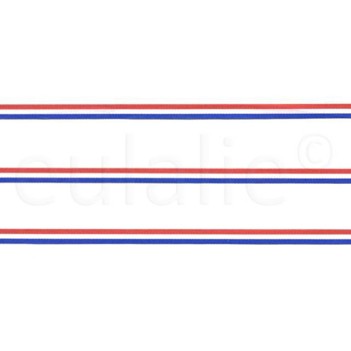 rood wit blauw lint 0,6 cm