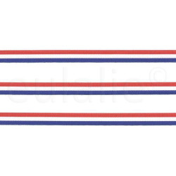 rood wit blauw lint 1,5 cm