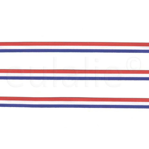 rood wit blauw lint 1 cm