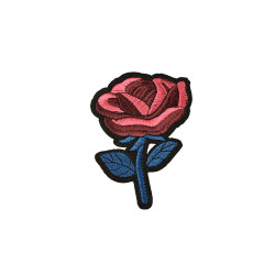roos patch blauw oud roze roos patch blauw oud roze