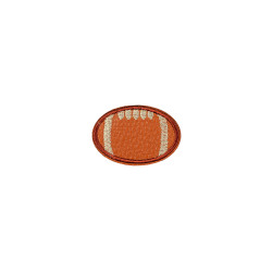 rugby bal patch kunstleer 5 cm