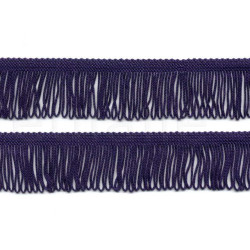 satijnen franje 4 cm paars satijnen franje 4 cm paars