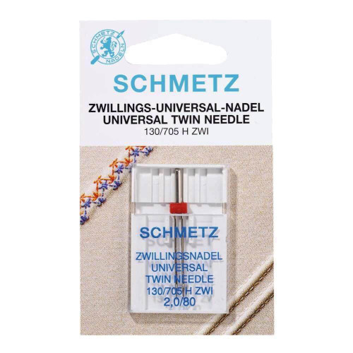 tweelingnaald Schmetz 2,0/80 tweelingnaald Schmetz 2,0/80