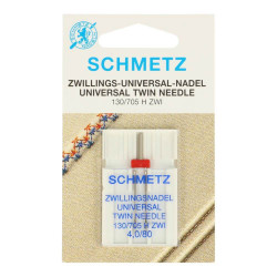 tweelingnaald Schmetz nr. 4,0/80 tweelingnaald Schmetz nr. 4,0/80