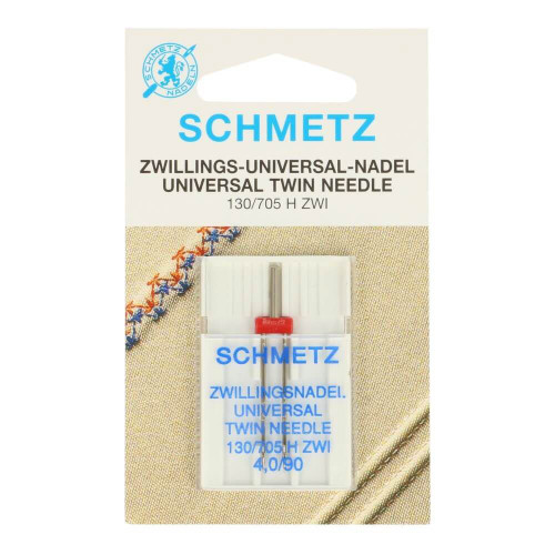 tweelingnaald Schmetz nr. 4,0/90 tweelingnaald Schmetz nr. 4,0/90
