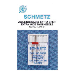 tweelingnaald extra wide Schmetz nr. 6,0/100 tweelingnaald extra wide Schmetz nr. 6,0/100