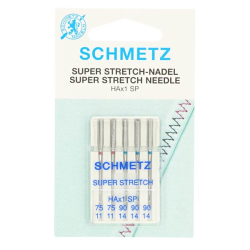 Schmetz super stretch naalden nr. 75 en 90