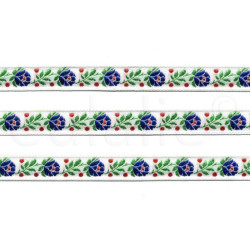 sierband bloemen geborduurd sierband bloemen geborduurd